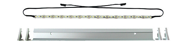 Naber | Effekt Farbwechsel LED, Leuchte, Einsatzleuchte, L 2600 mm, edelstahlfarbig