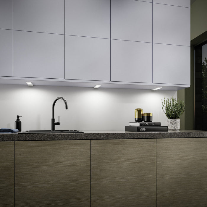 Naber | Gresso LED | Unterboden-/Nischenleuchte | Einzelleuchte m. LED Touch S. D. | alufarbig