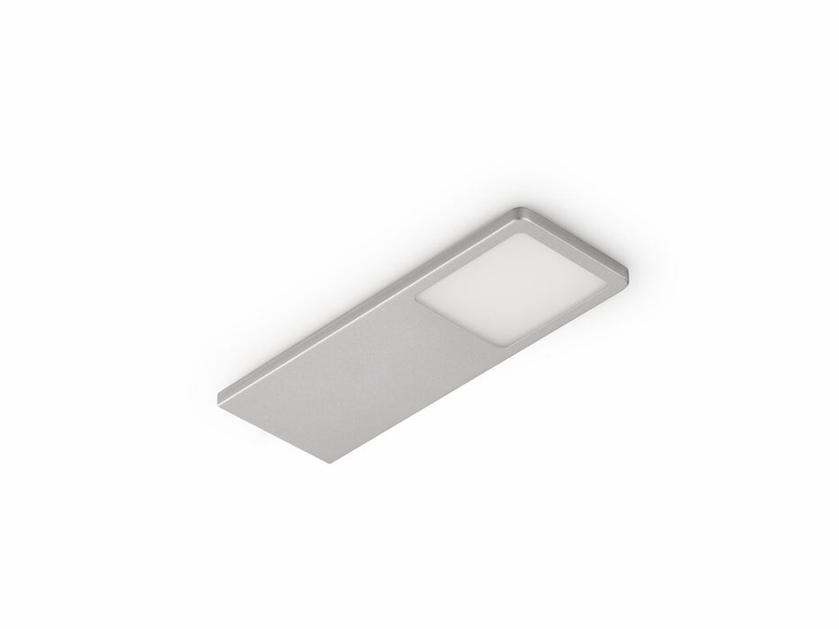 Naber Neva LED, Leuchte, Einzelleuchte ohne Schalter, alufarbig