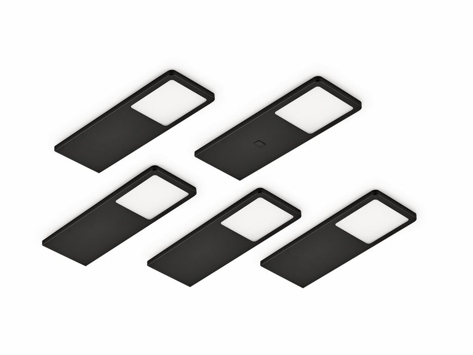 Naber Neva LED, Leuchte, Set-5, schwarz