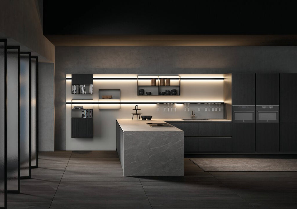 Naber Lucento Modul Regal, Relingsystem, H 360 mm, B 600 mm