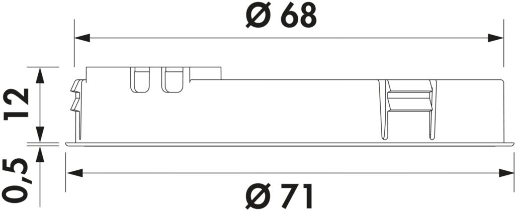Naber Holl 68 Farbwechsel LED, Leuchte, schwarz