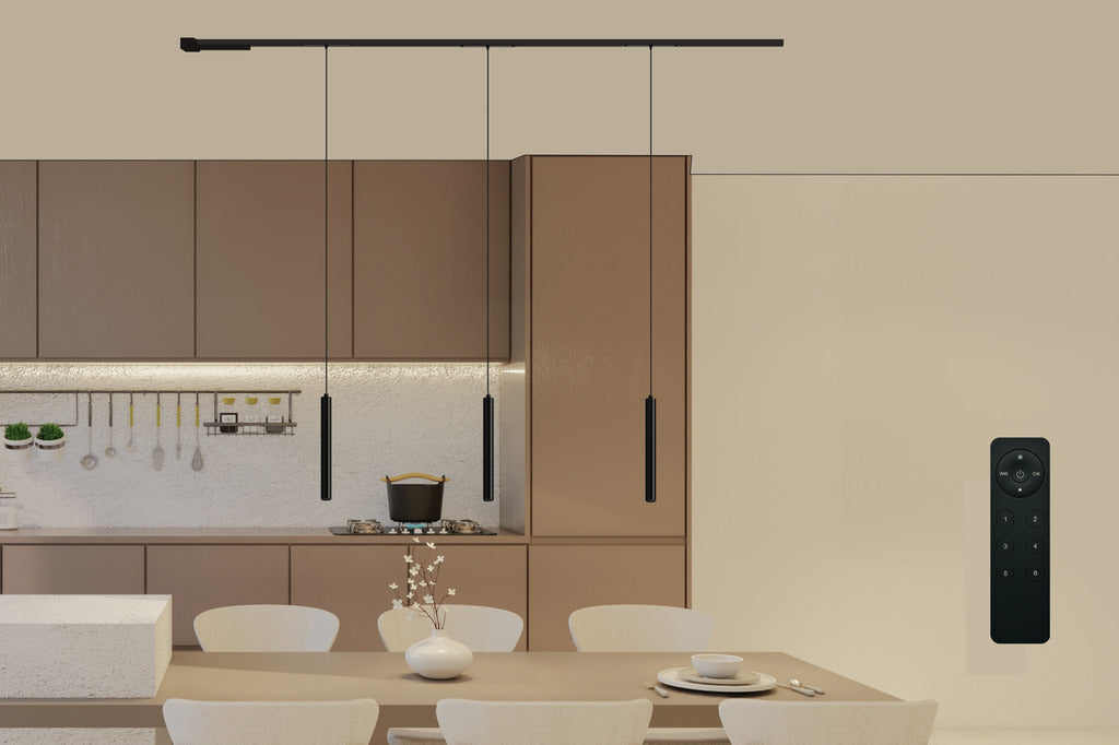 Naber | Easytrack Set Dinner, Leuchte, schwarz matt