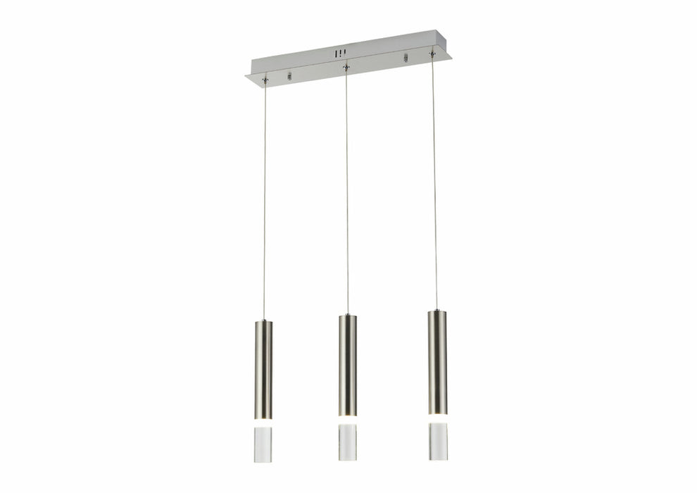 Naber | Gwen 3 LED, Leuchte, 3000 K warmweiß, edelstahlfarbig