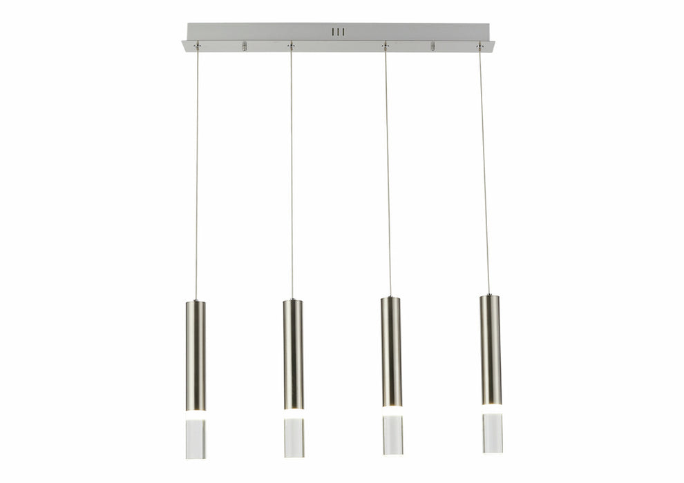 Naber | Gwen 4 LED, Leuchte, 3000 K warmweiß, edelstahlfarbig