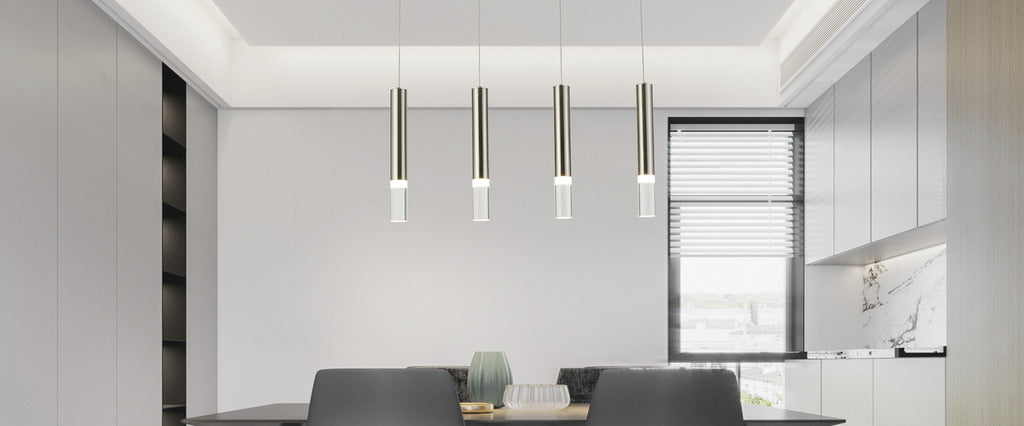 Naber | Gwen 4 LED, Leuchte, 4000 K neutralweiß, edelstahlfarbig