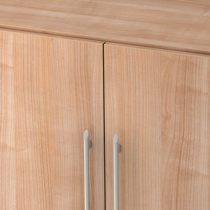 Hammerbacher | Schrank 3OH mit Sockelbl. RE Nussbaum / Nussbaum