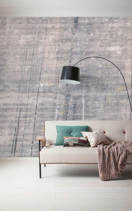 Komar NEU | Digitaldruck Vlies Fototapete - Concrete - Größe 300 x 250 cm
