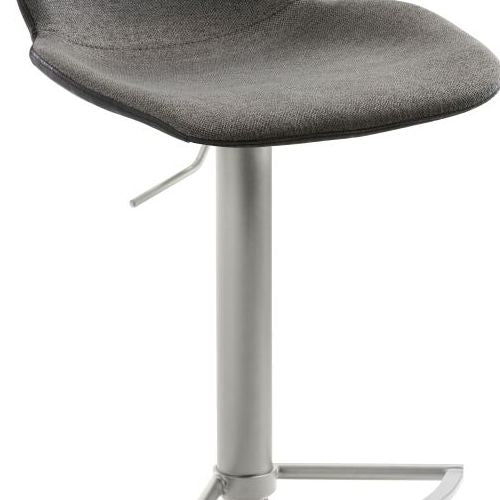 mayer | Bar  und Tresenhocker myMARCO | Anthrazit meliert Schwarz | Gestell Edelstahl gebürstet