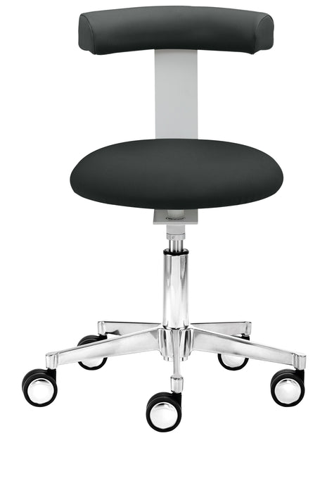 Mayer | Funktionsdrehhocker 1292 | Schwarz | Gestell Aluminium poliert