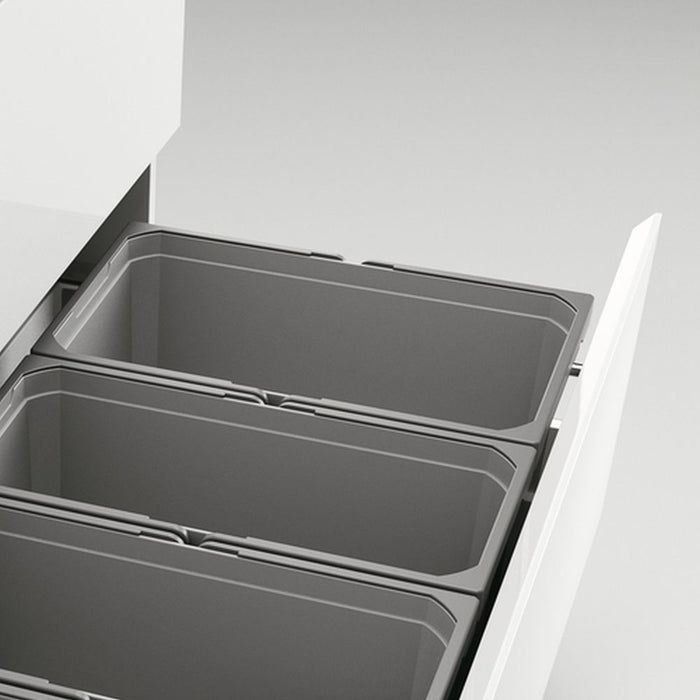 Naber | Cox® Box 235 S 1000-5 Abfallsammler für vorhandene Auszüge hellgrau