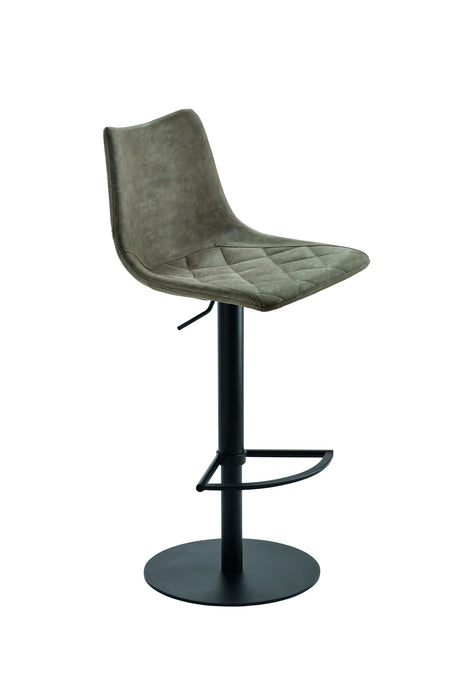 Mayer | Bar- und Tresenhocker 1375 | Warmes Grau | Gestell Schwarz pulverbeschichtet