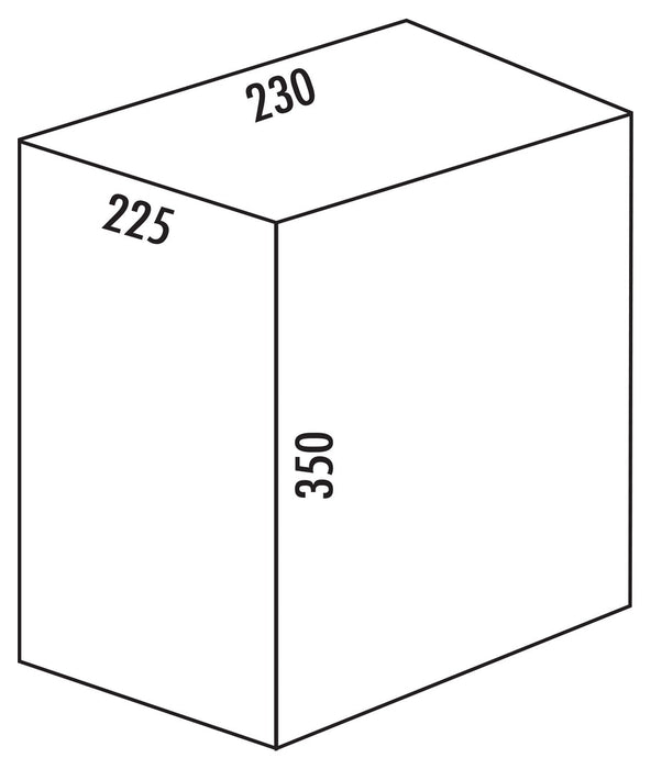 Naber | Ersatzbehälter | graphitgrau | 15 Liter