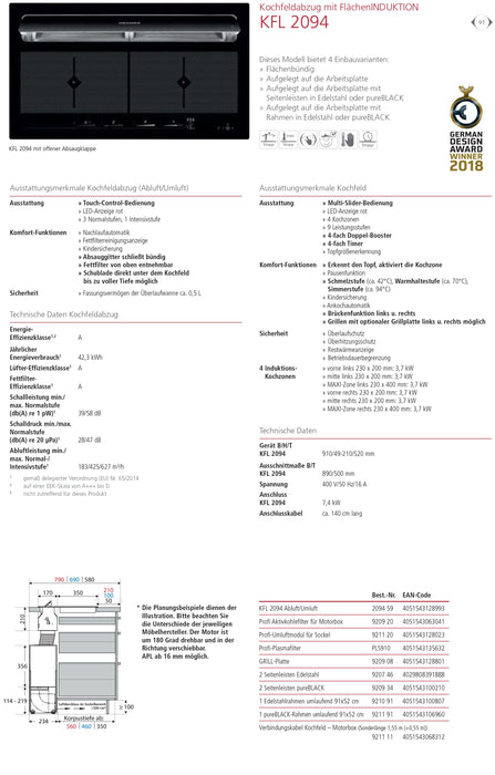 2094 59 | Kochfeldabzug
