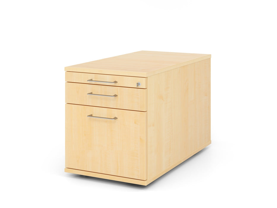 Hammerbacher | Rollcontainer 80cm, 1Schub, 1HR, Schl.BS Ahorn