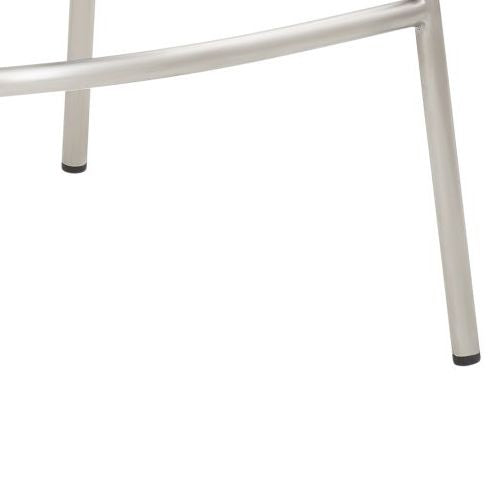 mayer | Tresenhocker mySOLO | Anthrazit meliert Schwarz | Gestell Edelstahl gebürstet