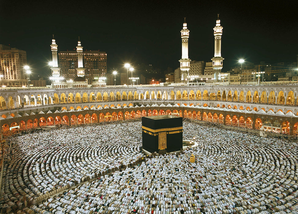 Papier Fototapete | Kaaba at Night | 388 x 270 cm