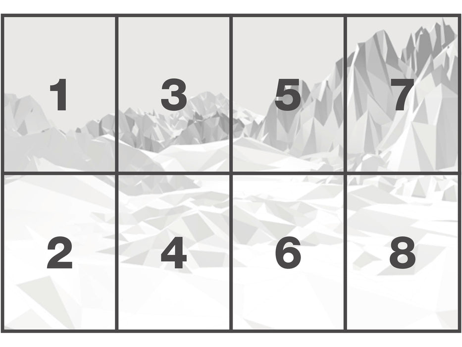 Papier Fototapete | Icefields | 368 x 254 cm