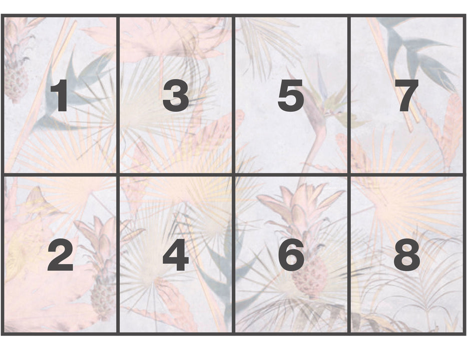 Papier Fototapete | Tropical Concrete | 368 x 254 cm