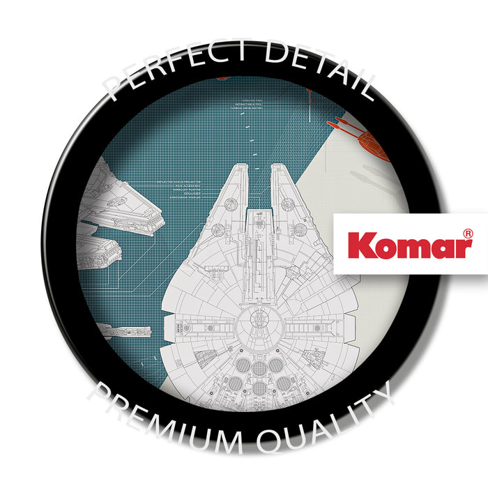 Papier Fototapete | STAR WARS Technical Plan | 368 x 254 cm