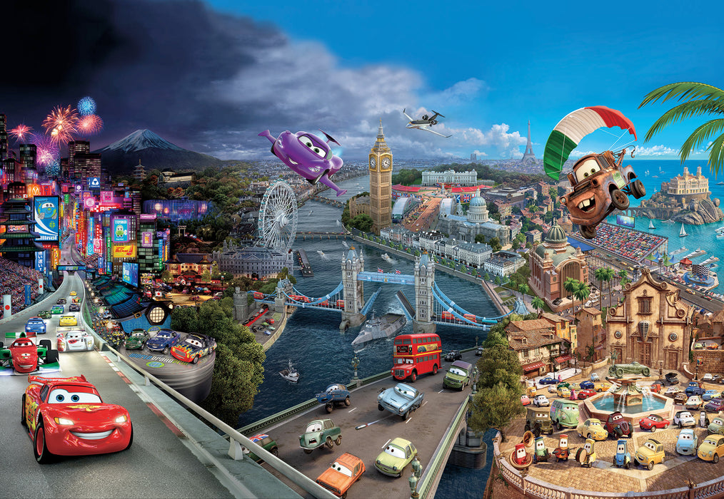 Papier Fototapete | Cars World | 368 x 254 cm