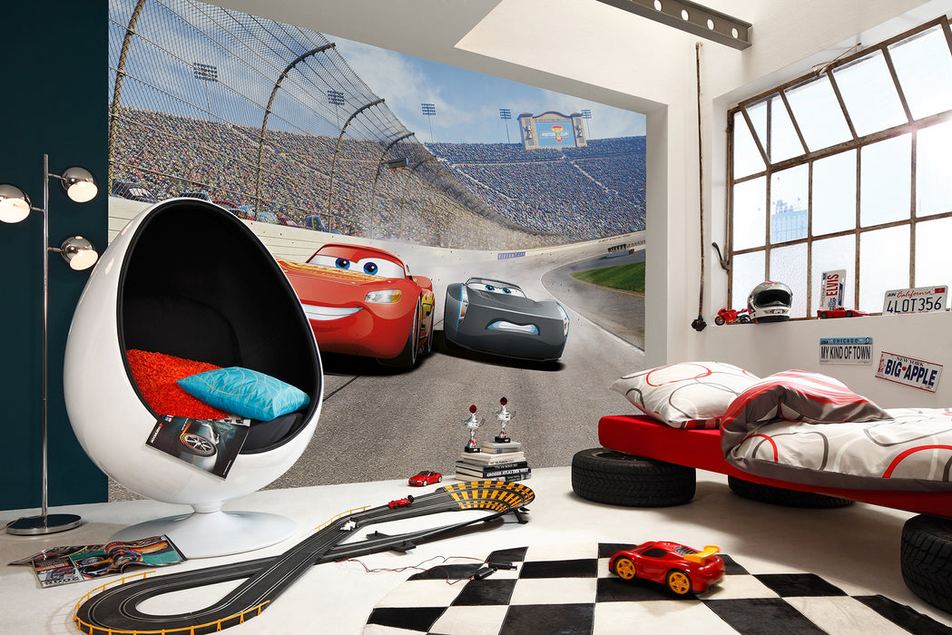 Papier Fototapete | Cars3 Curve | 368 x 254 cm