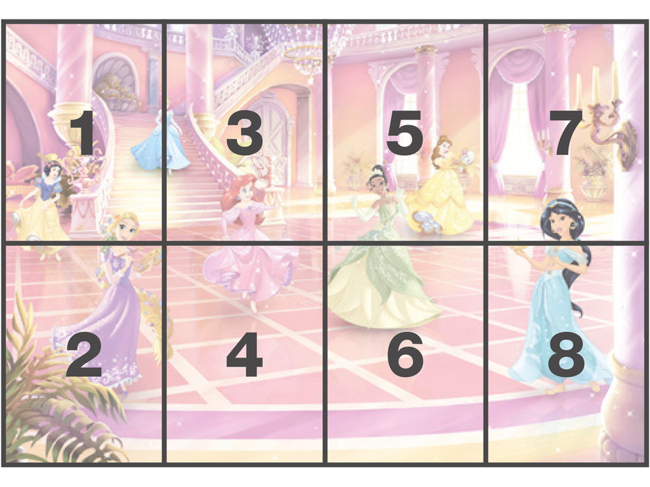 Papier Fototapete | Princess Glitzerparty | 368 x 254 cm