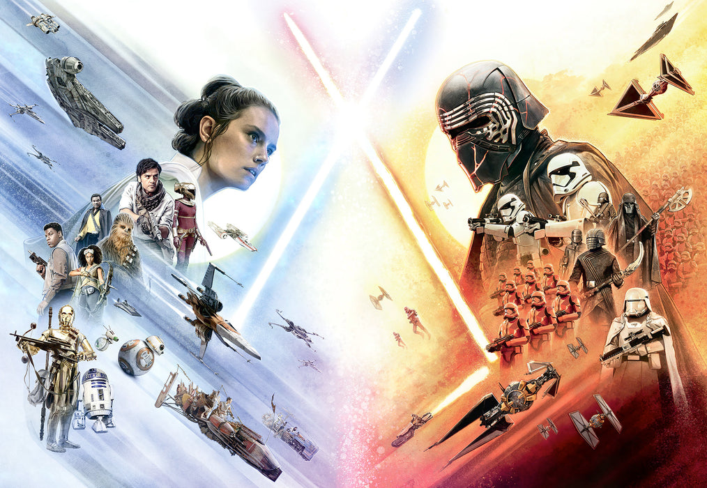 Papier Fototapete | STAR WARS EP9 Movie Poster Wide | 368 x 254 cm