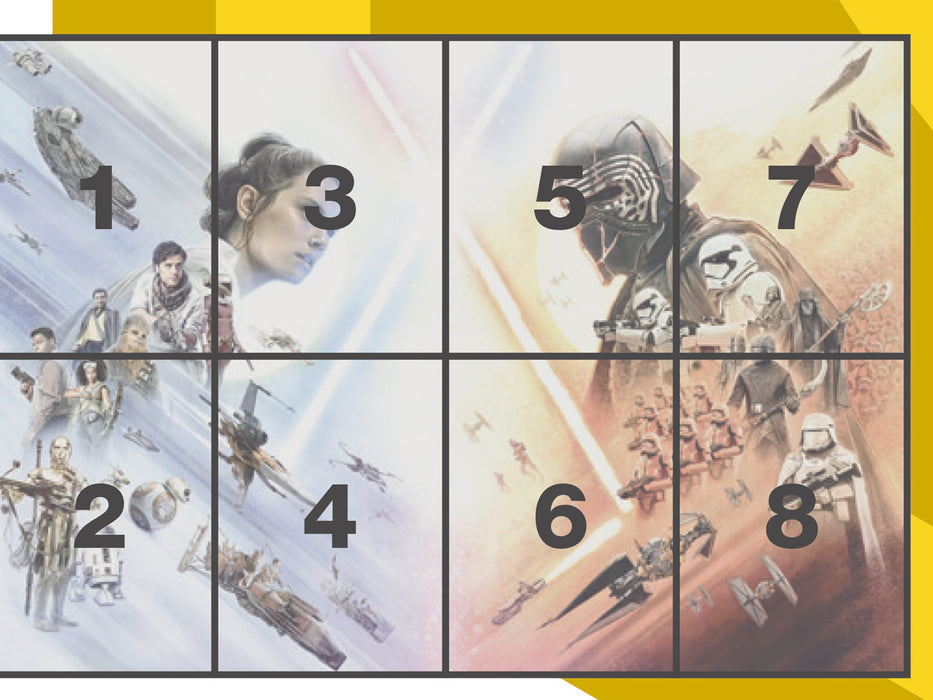 Papier Fototapete | STAR WARS EP9 Movie Poster Wide | 368 x 254 cm