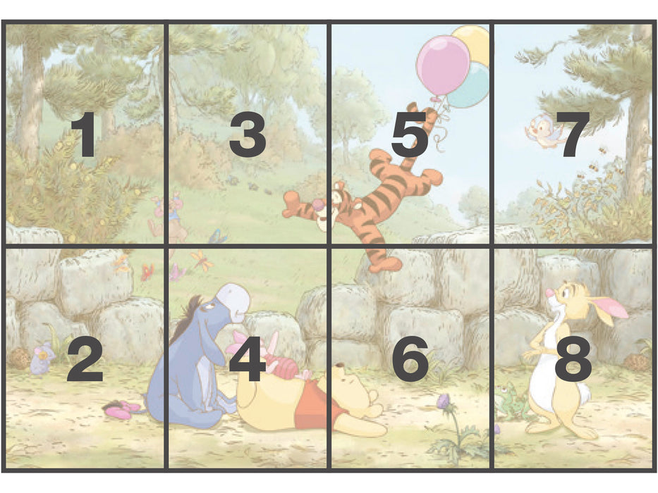Papier Fototapete | Winnie the Pooh Ballooning | 368 x 254 cm