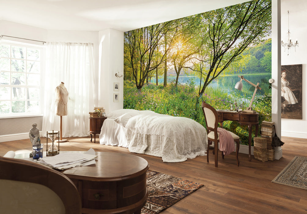 Papier Fototapete | Spring Lake | 368 x 254 cm