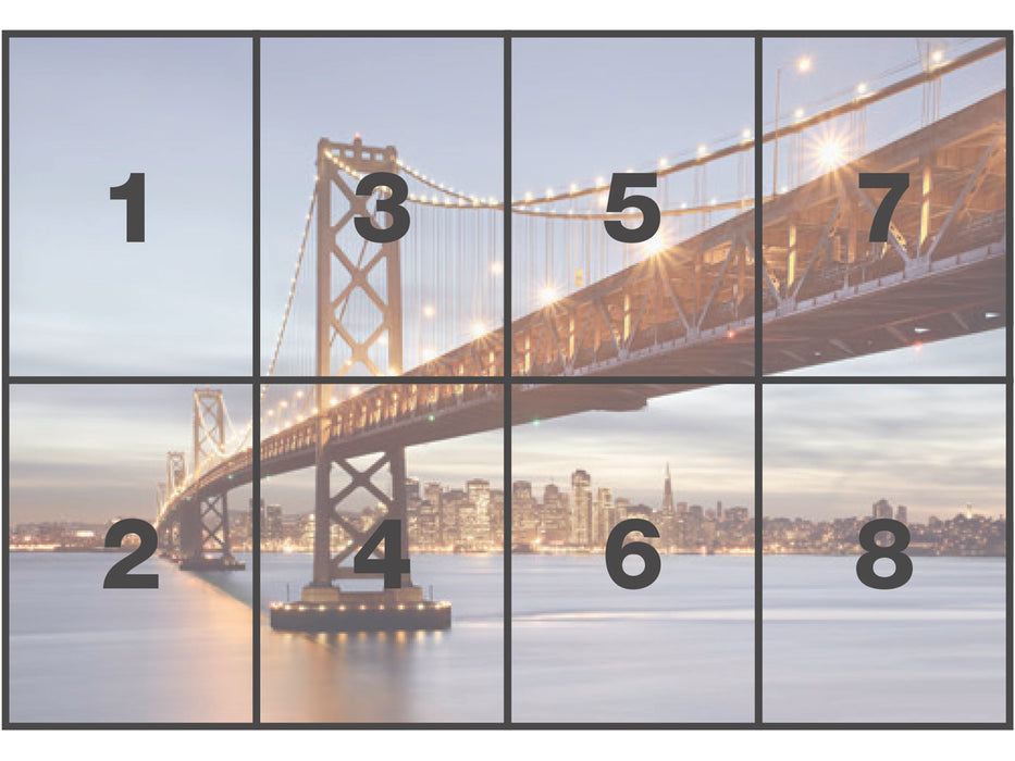 Papier Fototapete | Bay Bridge | 368 x 254 cm