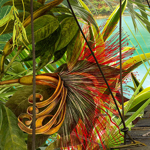 Papier Fototapete | Wild Bridge | 368 x 254 cm
