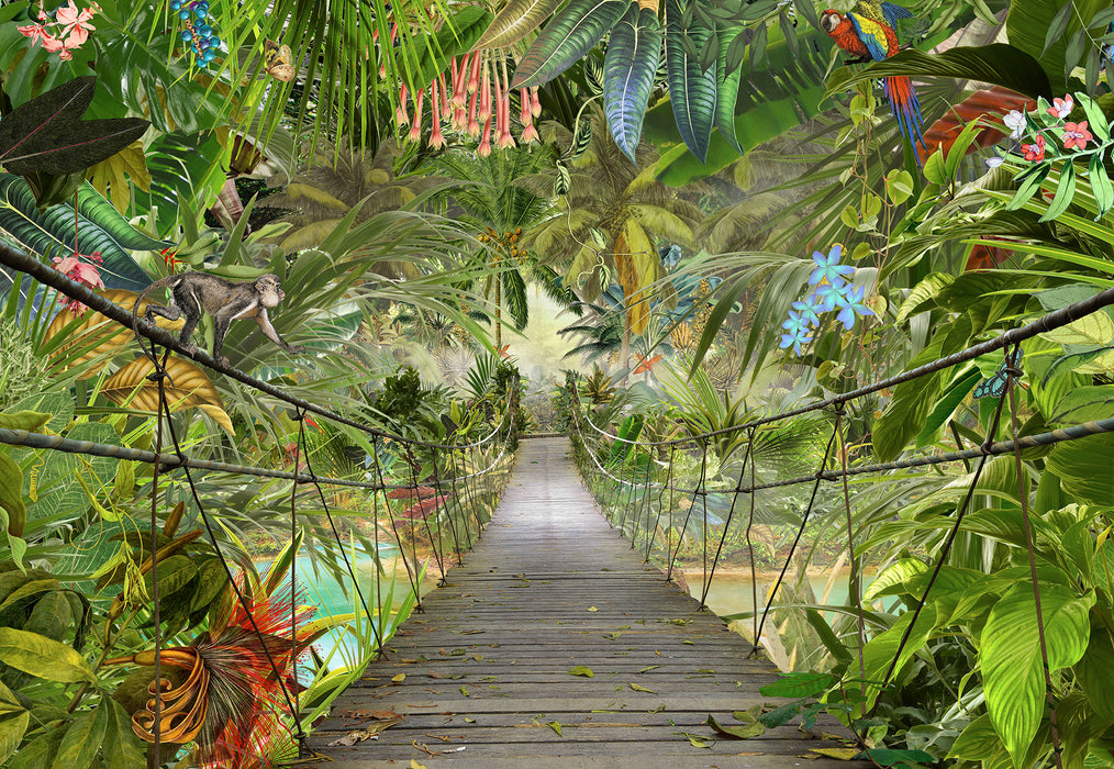 Papier Fototapete | Wild Bridge | 368 x 254 cm