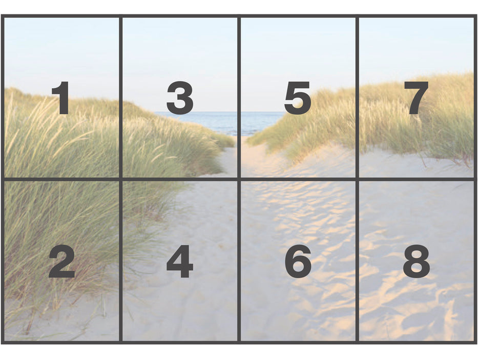 Papier Fototapete | Sandy Path | 368 x 254 cm