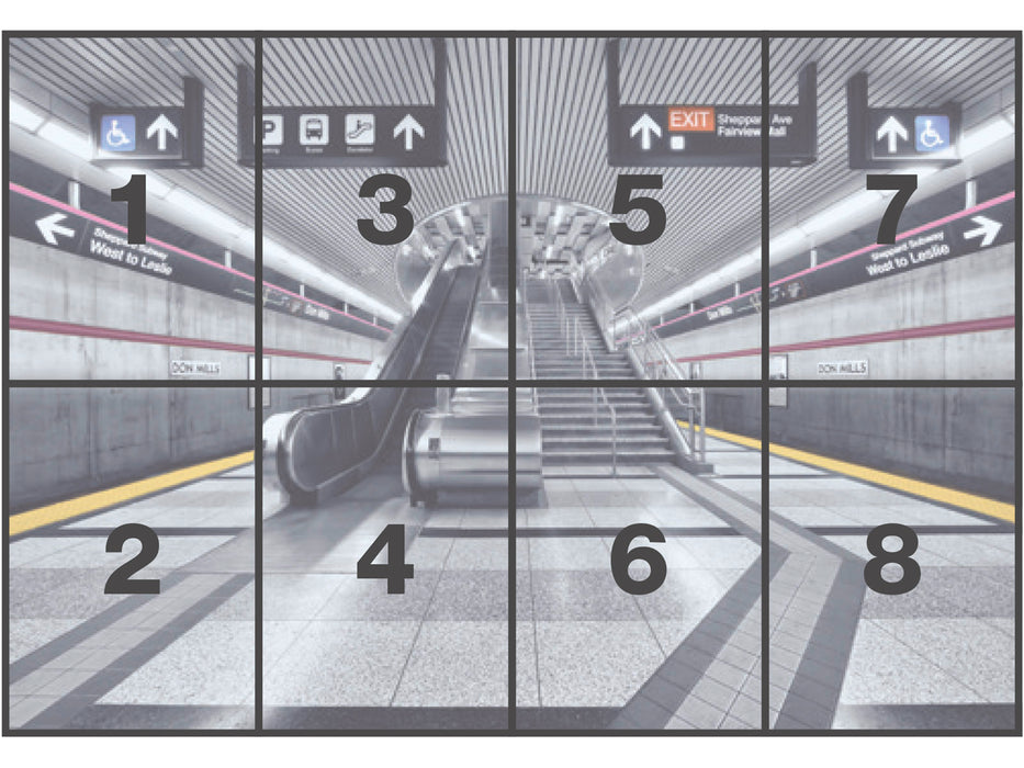Papier Fototapete | Subway | 368 x 254 cm