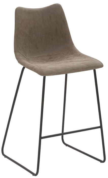 Tresenhocker mySOLO | Schlamm | Gestell Edelstahl gebürstet