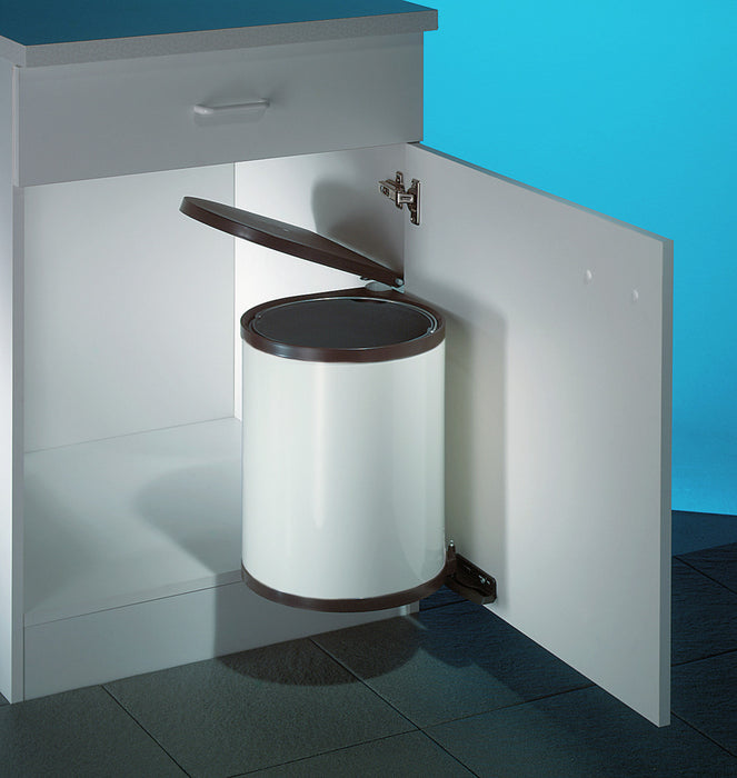 Wesco | Rondo 2, Abfallsammelsystem, weiß