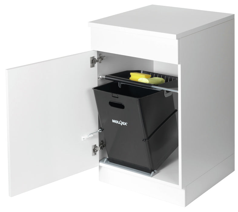 Müllex | Single 35 Abfallsammler für Schwenktechnik schwarz