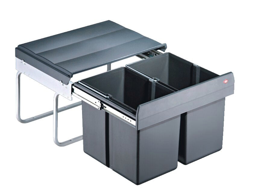 Wesco | Traditionline Double-Shorty Smart 345 K/500-2, Abfallsammelsystem, anthrazit