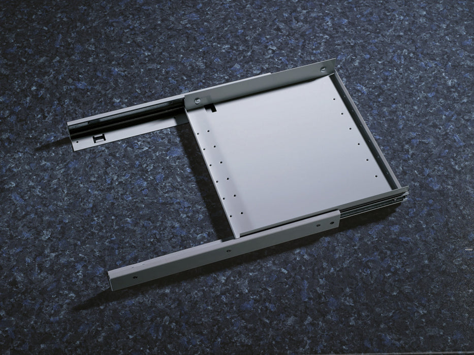 Naber | Rollwagen DS Abfallsammler für Drehtüren alu grau