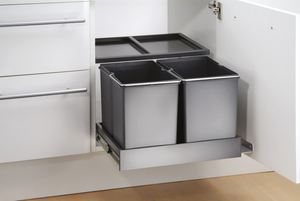 Naber | Double Shorty plus Abfallsammler für Drehtüren anthrazit