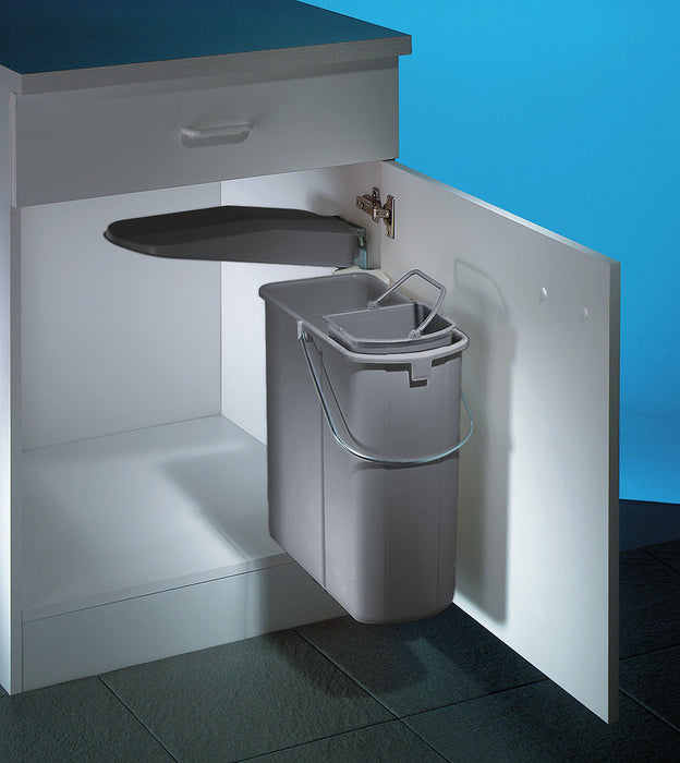 Naber | Vario 1 plus Abfallsammler für Schwenktechnik alu grau