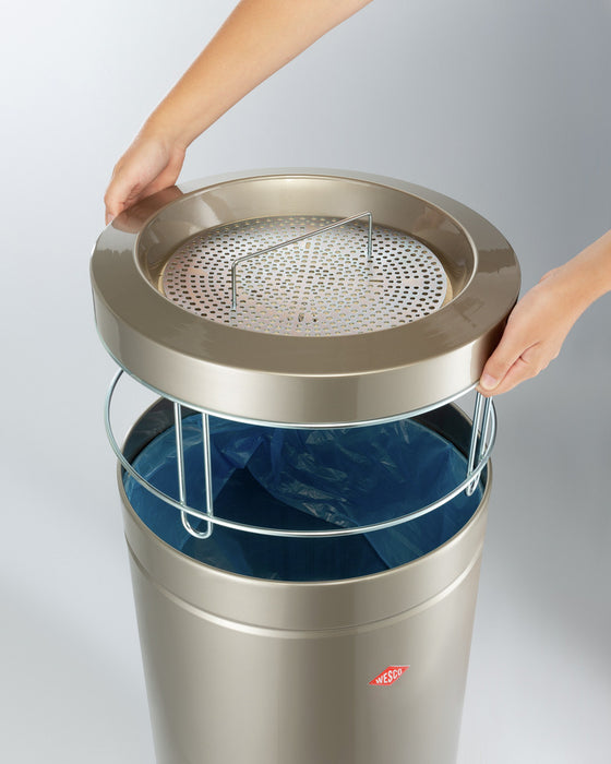 Wesco | Big Ash, Standascher, neusilber