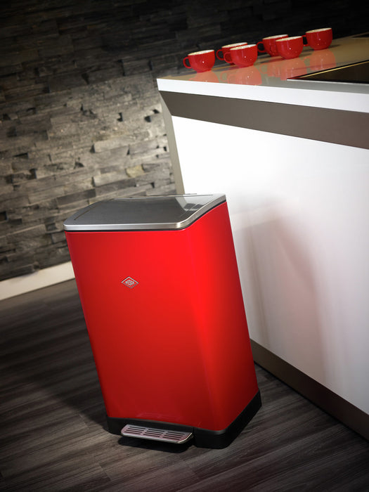 Wesco | Big Double Boy, freistehender Behälter, rot