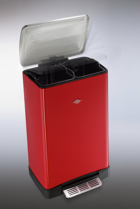 Wesco | Big Double Boy, freistehender Behälter, rot