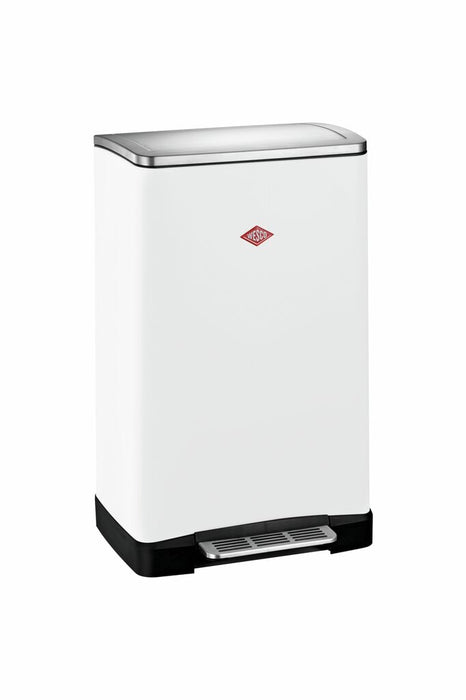 Wesco | Big Double Boy, freistehender Behälter, weiß matt