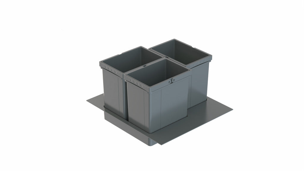 Wesco | Pullboy Versa 265 K/500-3, Abfallsammelsystem, oriongrau, H 265 mm