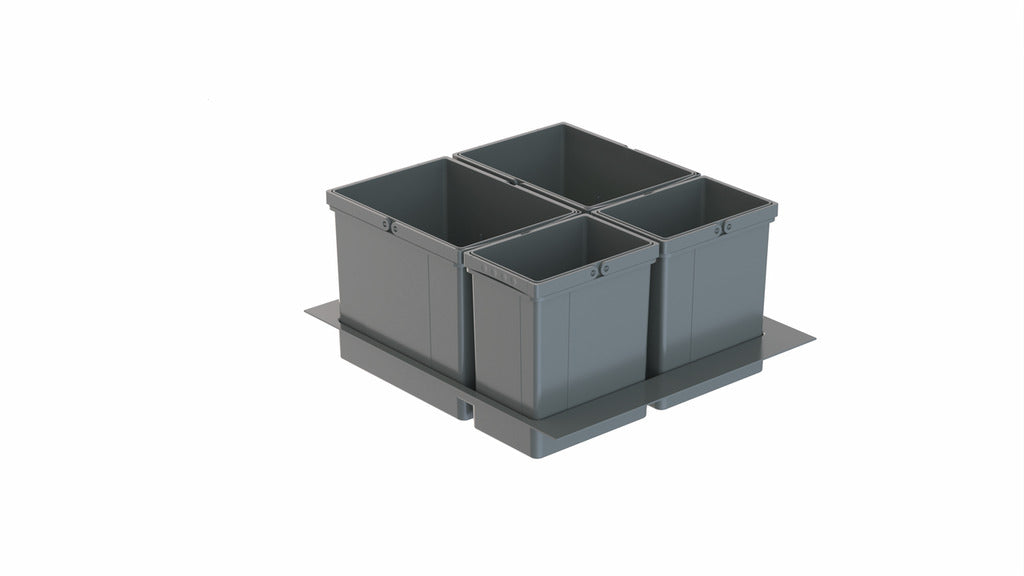 Wesco | Pullboy Versa 265 S/600-4, Abfallsammelsystem, oriongrau, H 265 mm