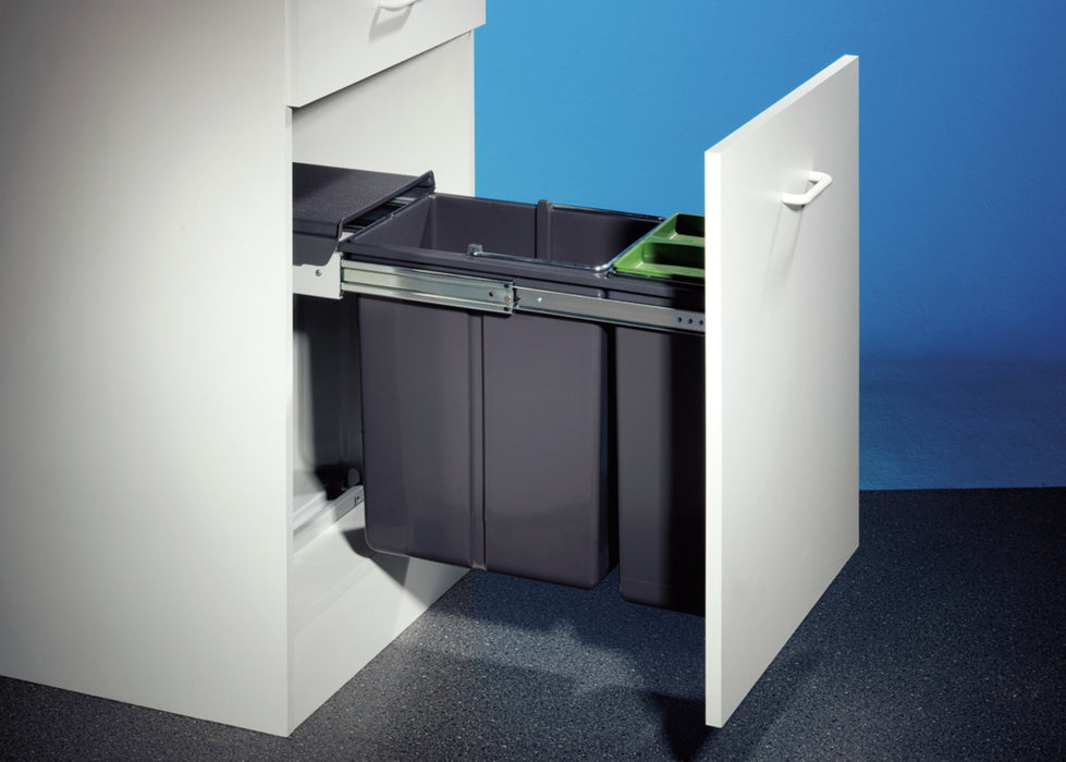 Naber | Bio Double 30 BM Abfallsammler für Frontauszüge anthrazit